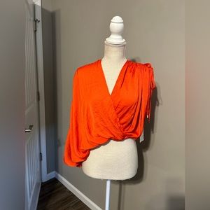 Free People silk blouse